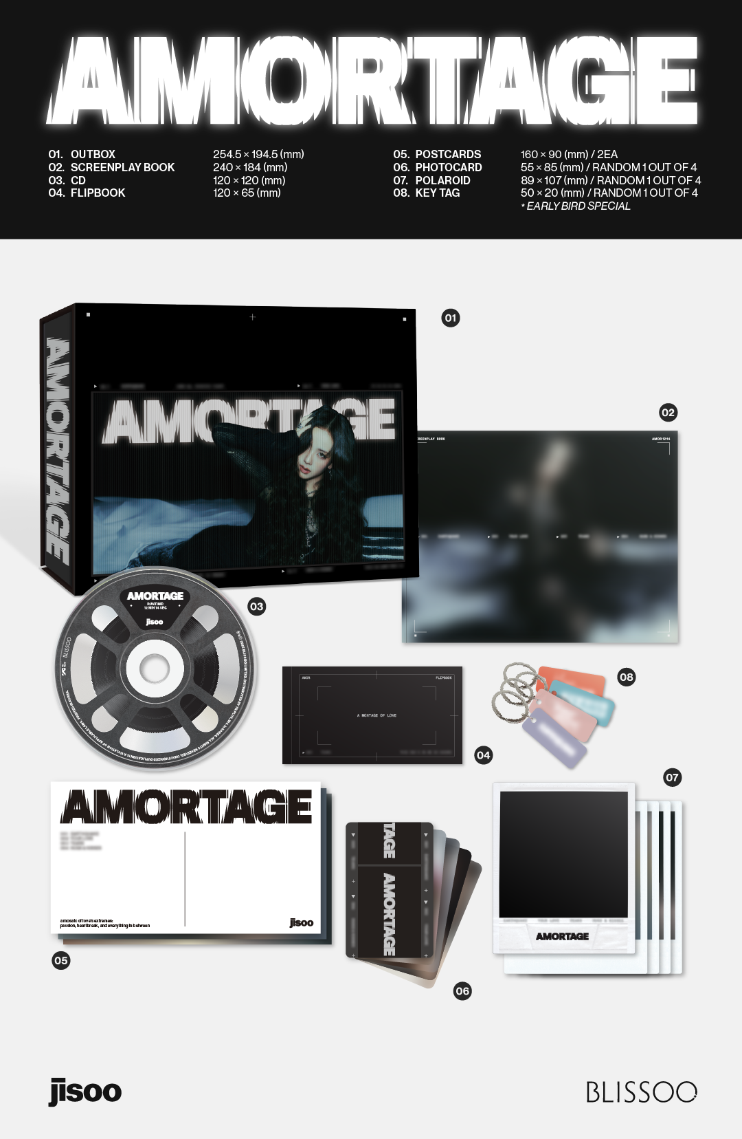 BLACKPINK JISOO - AMORTAGE (EXCLUSIVE EDITION)